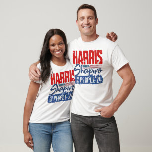 Harris Shapiro 2024 für die US-Flagge des Volkes T-Shirt