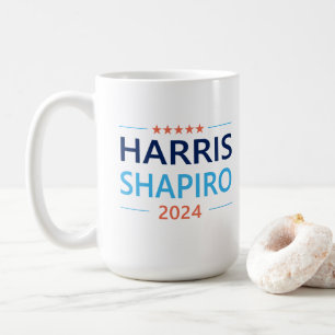 Harris Shapiro 2024 Kamala Harris Democrat Kaffeetasse