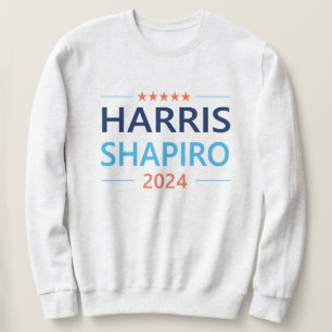 Harris Shapiro 2024 Kamala Harris Demokrat Sweatshirt