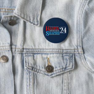 Harris Shapiro 2024 Retro-Kampagne Button