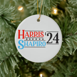 Harris Shapiro 2024 Retro-Kampagne Keramik Ornament