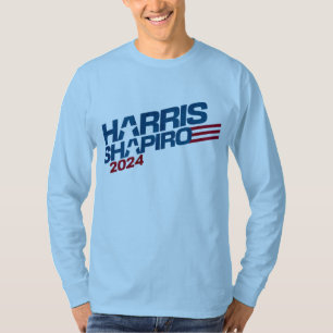 Harris Shapiro 2024 US Flagge Patriotic T-Shirt