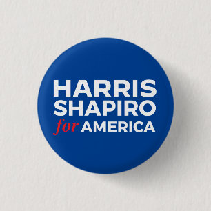 HARRIS SHAPIRO FÜR AMERIKA BUTTON