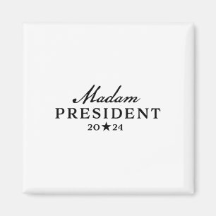 Harris Simple Script Feminine Frau Präsidentin 202 Magnet