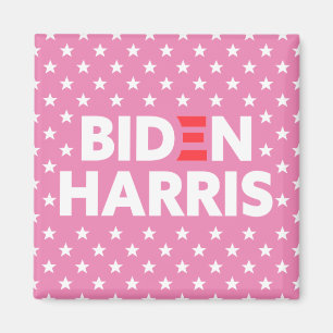 Harris-Sterne-Muster Pink Magnet