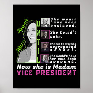 Harris T Shirt - Kamala Harris Vp - Schwarze Gesch Poster