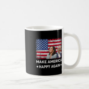 Harris Tim Waltz WAlzheimer 2024 Amerika zum Happ  Kaffeetasse
