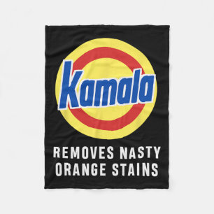 Harris Tim Walz entfernt Eklige Orange Stains Funn Fleecedecke