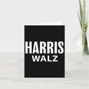 Harris Tim Walz Waltz Apparel Karte