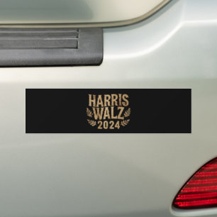 Harris Tim Walz Wappen Vintage Harris Waltz 2024  Autoaufkleber
