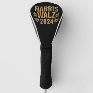 Harris Tim Walz Wappen Vintage Harris Waltz 2024 Golf Headcover