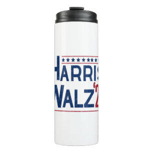 Harris und Walz 2024-Wahlparade Thermosbecher
