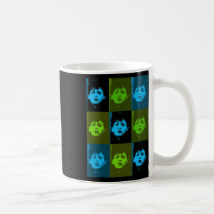 Harris Uni Foto in Blues und Grüntöne Kaffeetasse