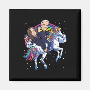 Harris Unicorn Joe Biden 2021 Riding President Magnet