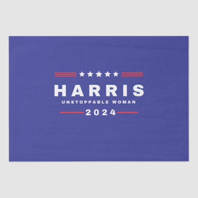 Harris Unstoppable Women | Wahl 2024 Seidenpapier (Vorderseite)