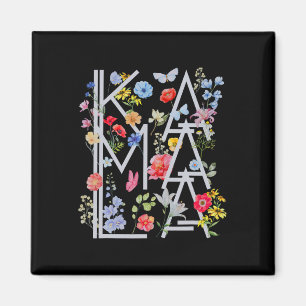 Harris Vintag Floral Feminine Erste weibliche Präs Magnet