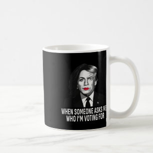 Harris Vs Donald Trump Funny Election Meme Kaffeetasse