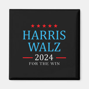 Harris W 2024 für die Win Kamala Kampagne Magnet