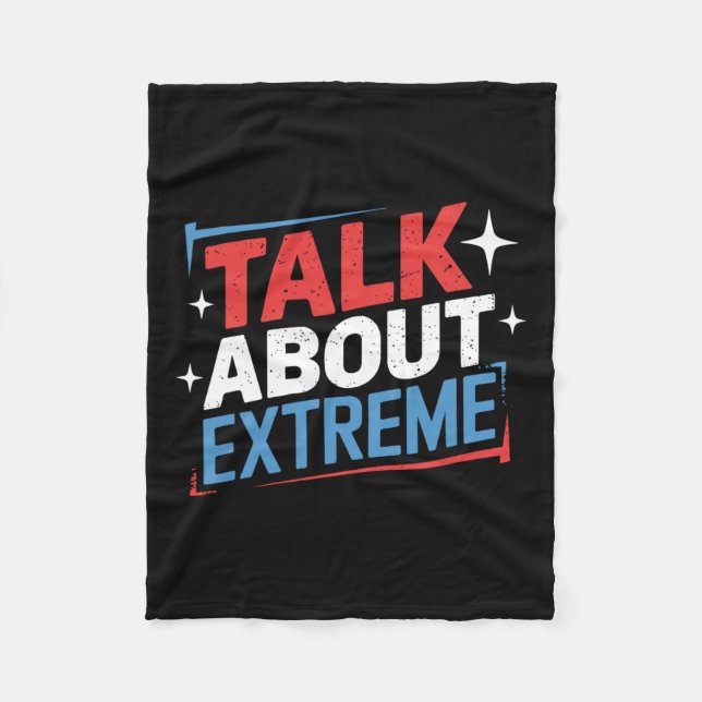 Harris Wahlkampagne über Extrem Fleecedecke (Vorderseite)