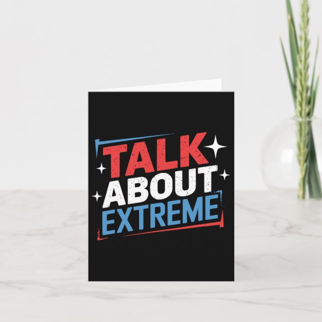 Harris Wahlkampagne über Extrem Karte (Vorderseite)