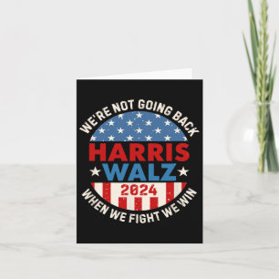 Harris Walt: Harris 2024 W 2024 will nicht zurückg Karte