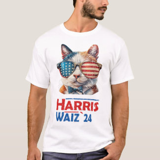 Harris Waltz 2024 Election Shirt Cat Ladys Kamala