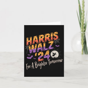 Harris Waltz 2024 für ein glänzendes Hallowee Karte