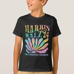 Harris Waltz 2024 für eine bessere Morgen-Gefärbte T-Shirt