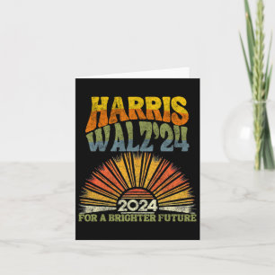 Harris Waltz 2024 Harris Waltz für ein Brigh unter Karte
