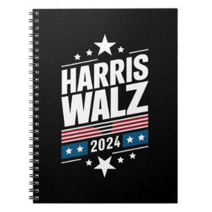 Harris Waltz 2024 Kamala Harris Tim Waltz 2024 Notizblock