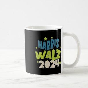 Harris Waltz 2024 mit Sternen Kaffeetasse