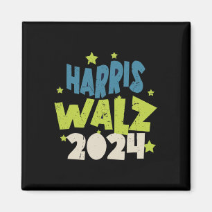 Harris Waltz 2024 mit Sternen Magnet