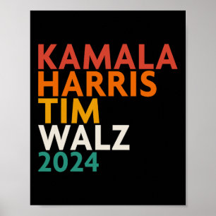 Harris Waltz 2024 Poster