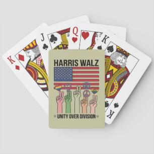 Harris Waltz 2024 Unity over Division Spielkarten