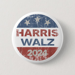 Harris Waltz 2024 USA Harris Walz 2024 Button