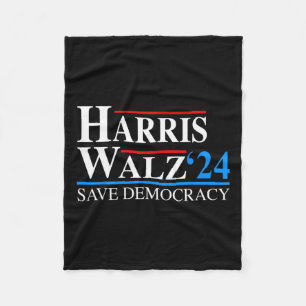 Harris Waltz 2024 Vizepräsident Kamala Harris Tim Fleecedecke