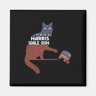 Harris Waltz 2024 Vizepräsident Präsidentenwahl Lu Magnet