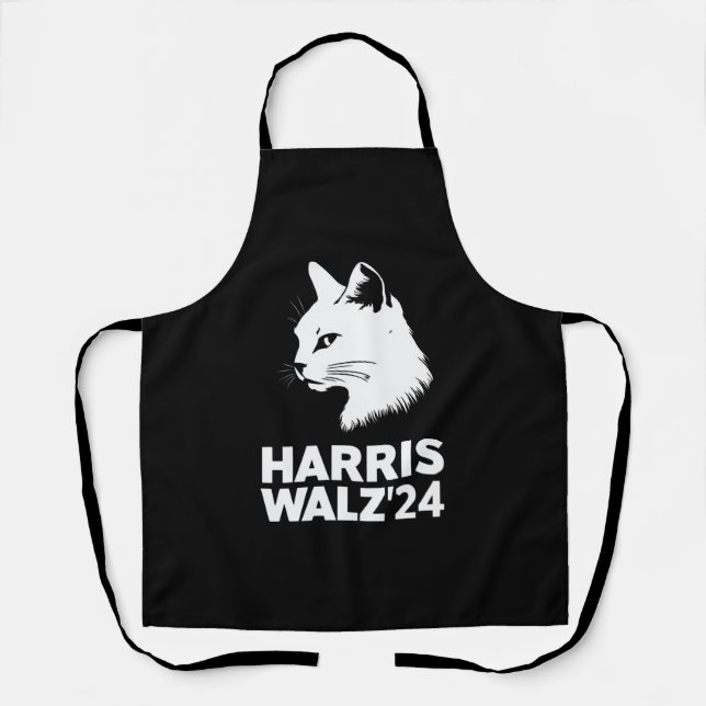 Harris Waltz 2024 Wahl Funny Cat Kamala Tim Schürze (Vorderseite)