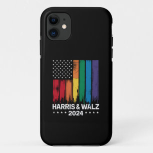 Harris Waltz 2024 Wahl Gay Tim Waltz LGBTQ Case-Mate iPhone Hülle