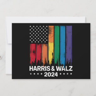 Harris Waltz 2024 Wahl Gay Tim Waltz LGBTQ Einladung