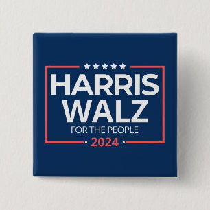 Harris Waltz 2024 Wahl Kamala Harris Tim Waltz Button