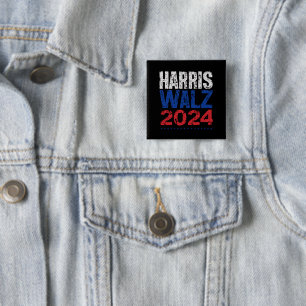 Harris Waltz 2024 Wahl Kamala Harris Tim Waltz Button