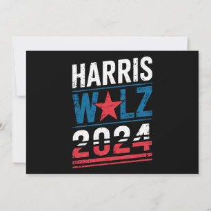 Harris Waltz 2024 Wahl Kamala Harris Tim Waltz Einladung