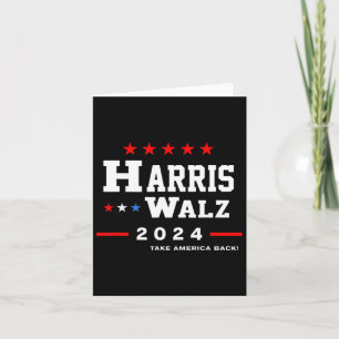 Harris Waltz 2024 Wahl Kamala Harris Tim Waltz Karte