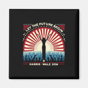 Harris Waltz 2024 Wahl Kamala Harris Tim Waltz Magnet