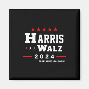 Harris Waltz 2024 Wahl Kamala Harris Tim Waltz Magnet