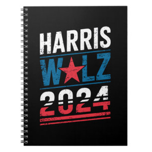 Harris Waltz 2024 Wahl Kamala Harris Tim Waltz Notizblock
