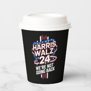 Harris Waltz 2024 Wahl Kamala Harris Tim Waltz Pappbecher