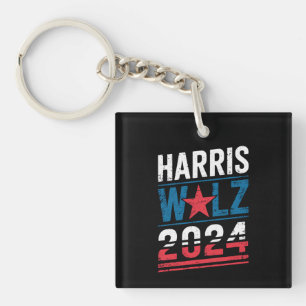Harris Waltz 2024 Wahl Kamala Harris Tim Waltz Schlüsselanhänger