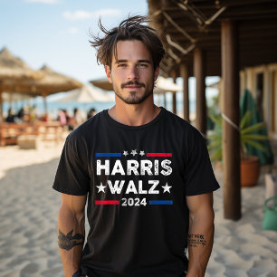 Harris Waltz 2024 Wahl Kamala Harris Tim Waltz T-Shirt